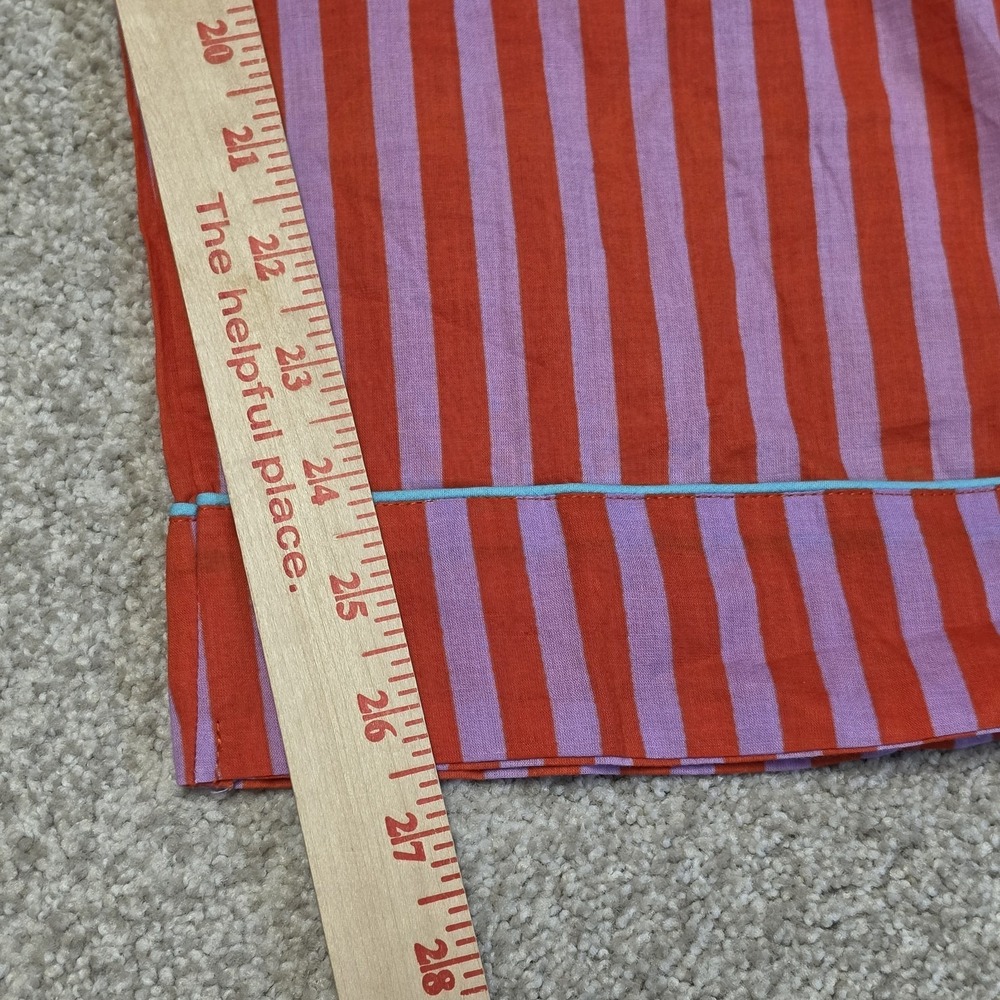INK + ALLOY Bonnie Pajama Set Sz XL Lavender & Poppy Striped Long Sleeve Pants - Picture 11 of 12
